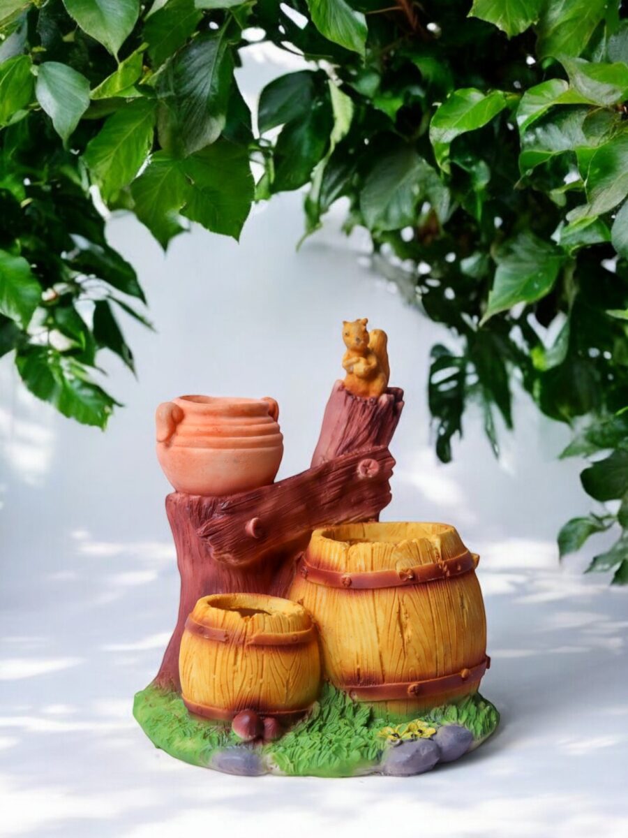 Forest Barrel Planter