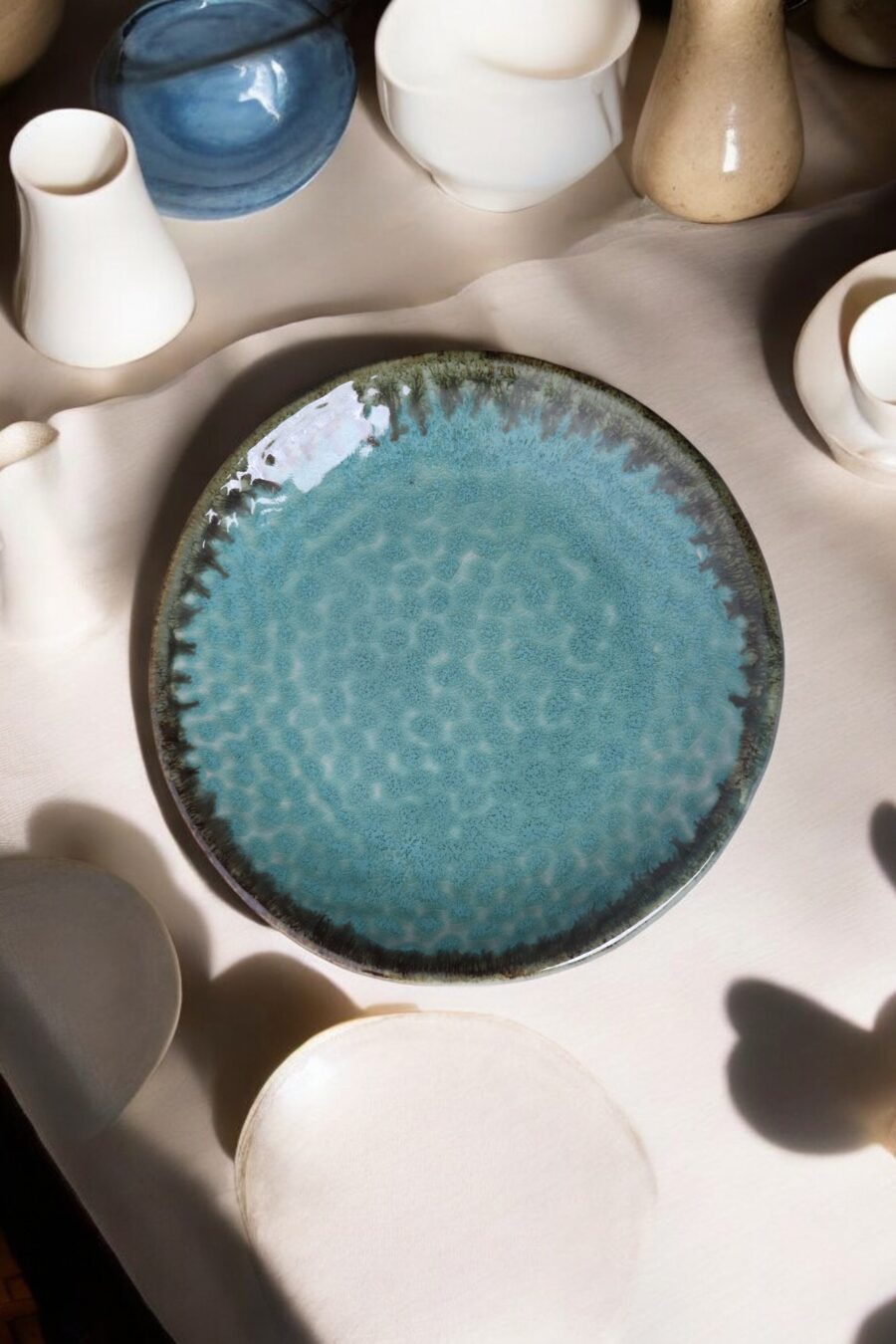 Ocean Hues Salad Plate