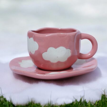 Scarlet Cloud Cup & Saucer