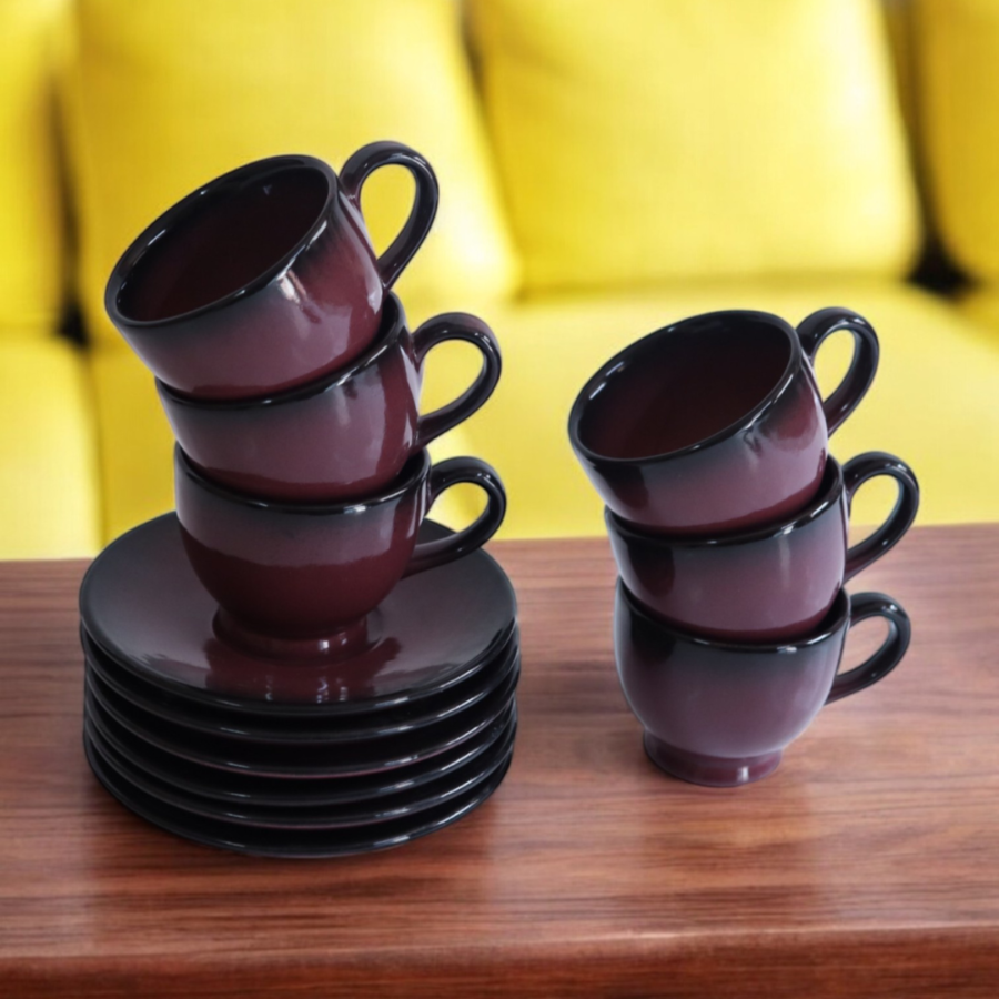 Burgundy Bliss Tea Set