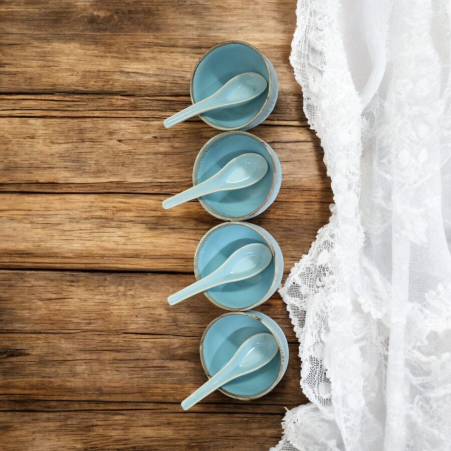 Turquoise Bliss Soup Bowl (Set of 4)