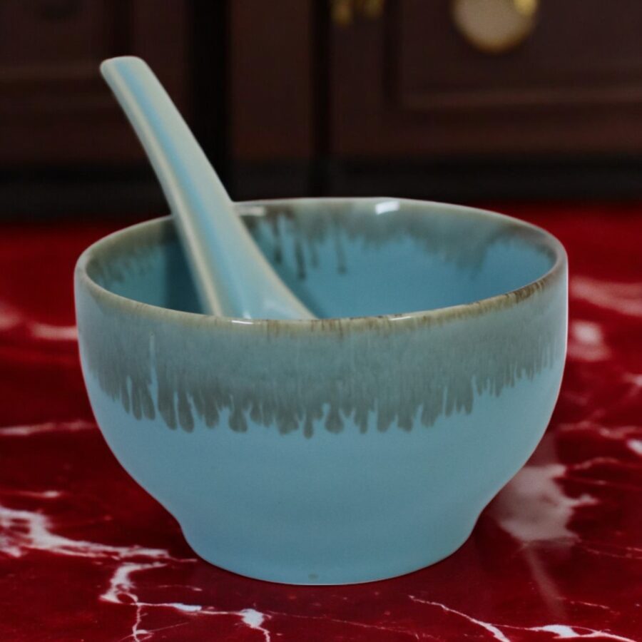 Turquoise Bliss Soup Bowl (Set of 4)