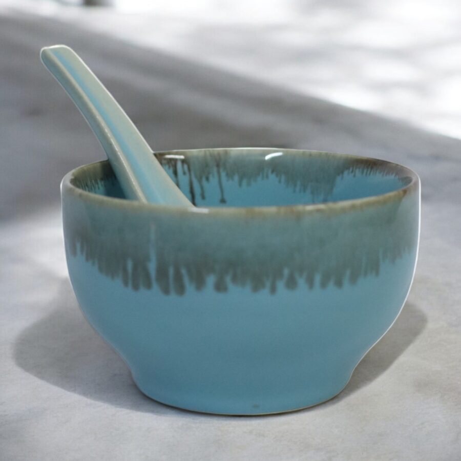 Turquoise Bliss Soup Bowl (Set of 4)