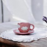 Scarlet Cloud Cup & Saucer Set